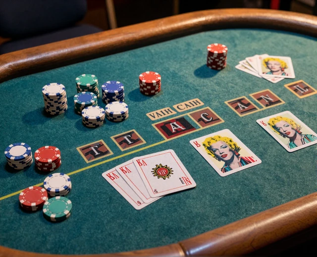 VIP-Live-Tisch mit Premium-Chips im Pop-Art-Stil - hohe Tischlimits bei Betsson