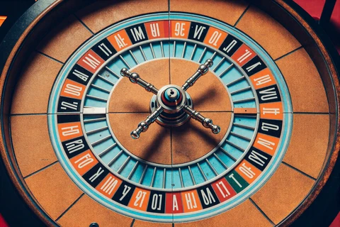 Live-Roulette-Kessel von oben im Pop-Art-Stil - Betsson Live-Casino