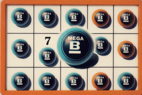 Bingo-Lotterie-Kugeln im Pop-Art-Stil - Mega Ball im Betsson Live-Casino